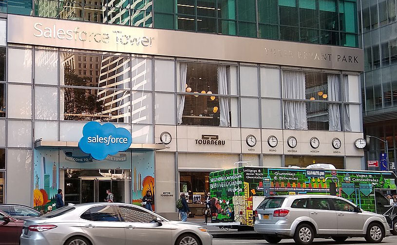 다우지수에 편입된 뜨고 있는 기업 세일즈포스(Salesforce)