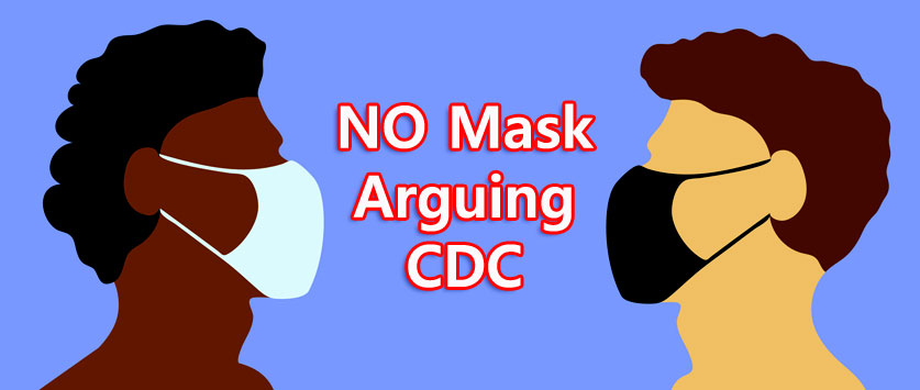 많은 총격사건으로 이어진 마스크 거부자와의 말다툼 때문에 CDC 새 가이드 제시