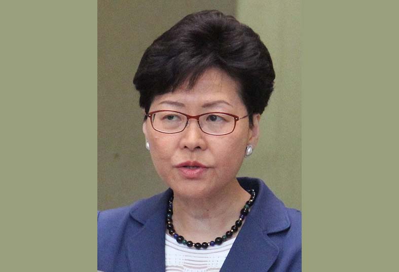 홍콩 지도자 캐리 람에 대한 미국 제재와 중국의 한계