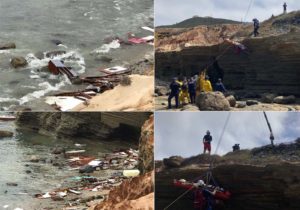 샌디에고 배 전복 후 4명 사망, 전복된 배는 밀입국 선박