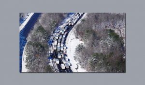 I-95 고속도로 결빙으로 정체됐던 우버 승객, 600달러 요금 청구서 받아