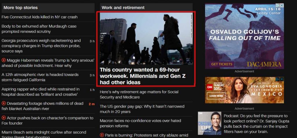 CNN, 한국의 주 69노동시간 집중 조명