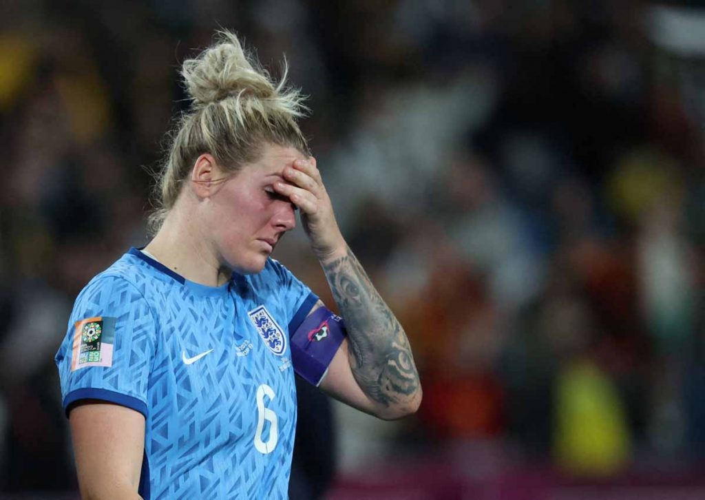 2023년 여자 월드컵 축구경기에서 스페인이 잉글랜드 상대로 1-0 승리