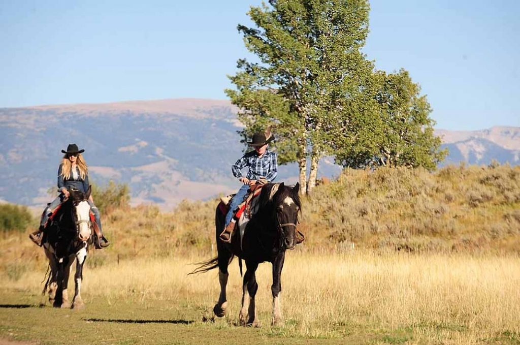 잭슨 홀에서 말타기(Horseback Riding)