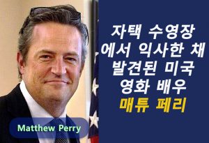 자택 수영장에서 사망한 매튜 페리