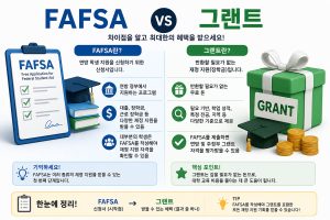 FAFSA vs 그랜트 — 신청서와 선물의 차이