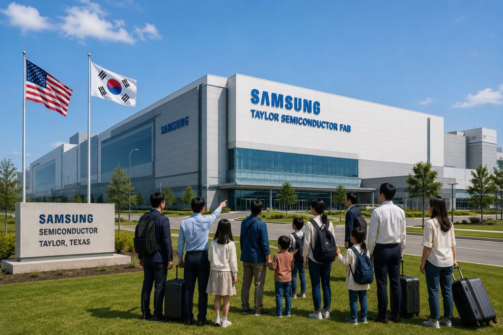 텍사스 테일러에 위치한 삼성전자 반도체 팹