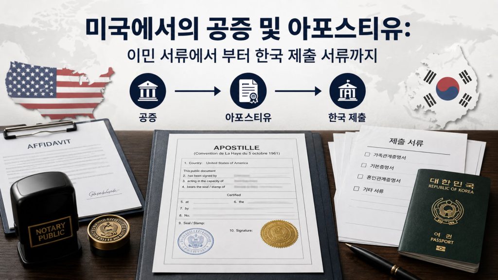 미국에서의 공증