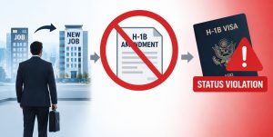 H-1B 비자 수정